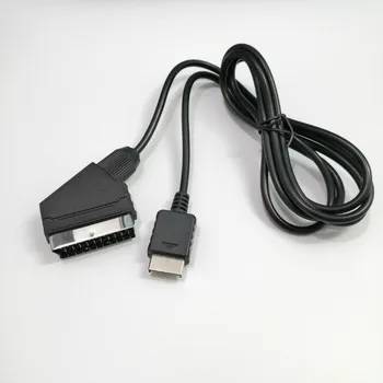 1,8 М RGB Scart Кабельный ТВ AV провод для Замены соединительного шнура для Sony PlayStation PS2 PS3 Slim