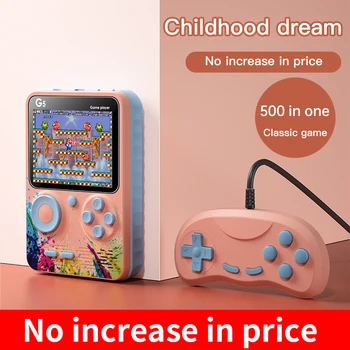 G5 Mini Ретро, встроенная игровая консоль для 500 игр, Портативная 3,0-дюймовая Классическая карманная игровая приставка, детские игрушки