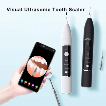 Визуальный ультразвуковой стоматологический скалер Электрический очиститель зубов LED Sonic Для отбеливания зубов Удаления зубного камня Удаления зубного камня