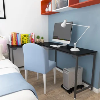 Ободряющий L-образный Угловой стол, Игровой Компьютерный стол, Офисное рабочее место, Современный деревянный Домашний рабочий стол для ноутбука